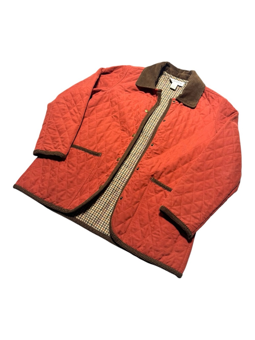VTG Orvis quilted barn coat
Women’s small Corduroy Trim Chore Jacket Plaid - Picture 11 of 11